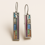 Pendientes Vintage de Plata Mozaic