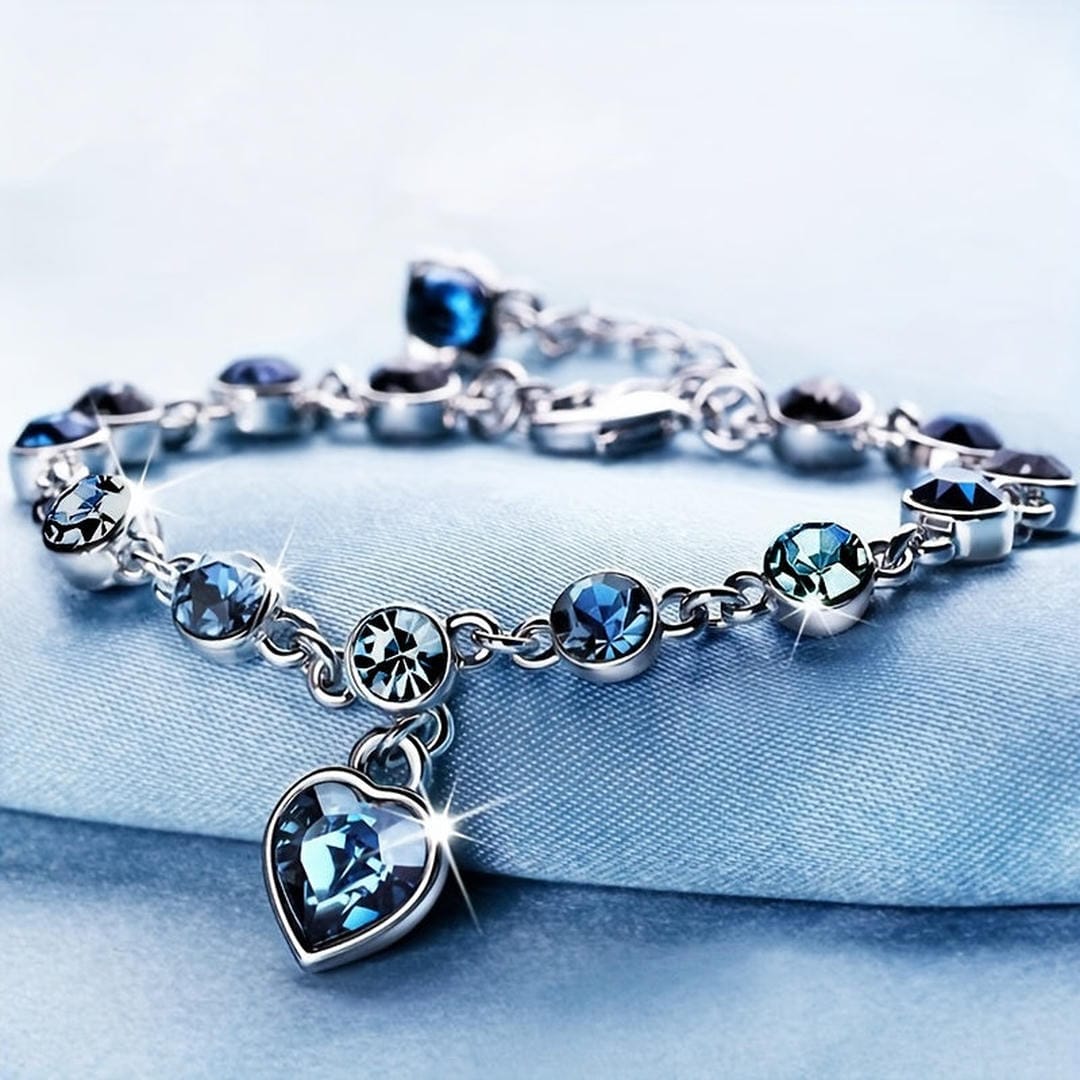 Pulsera de Corazón de Zafiro Chéri