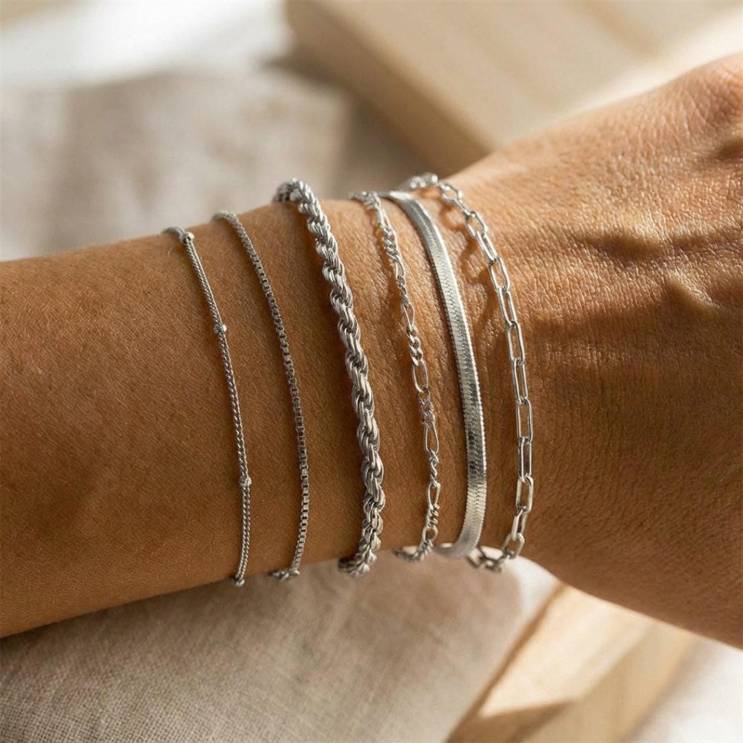 Conjunto de Pulseras Cubanas Boho Retro