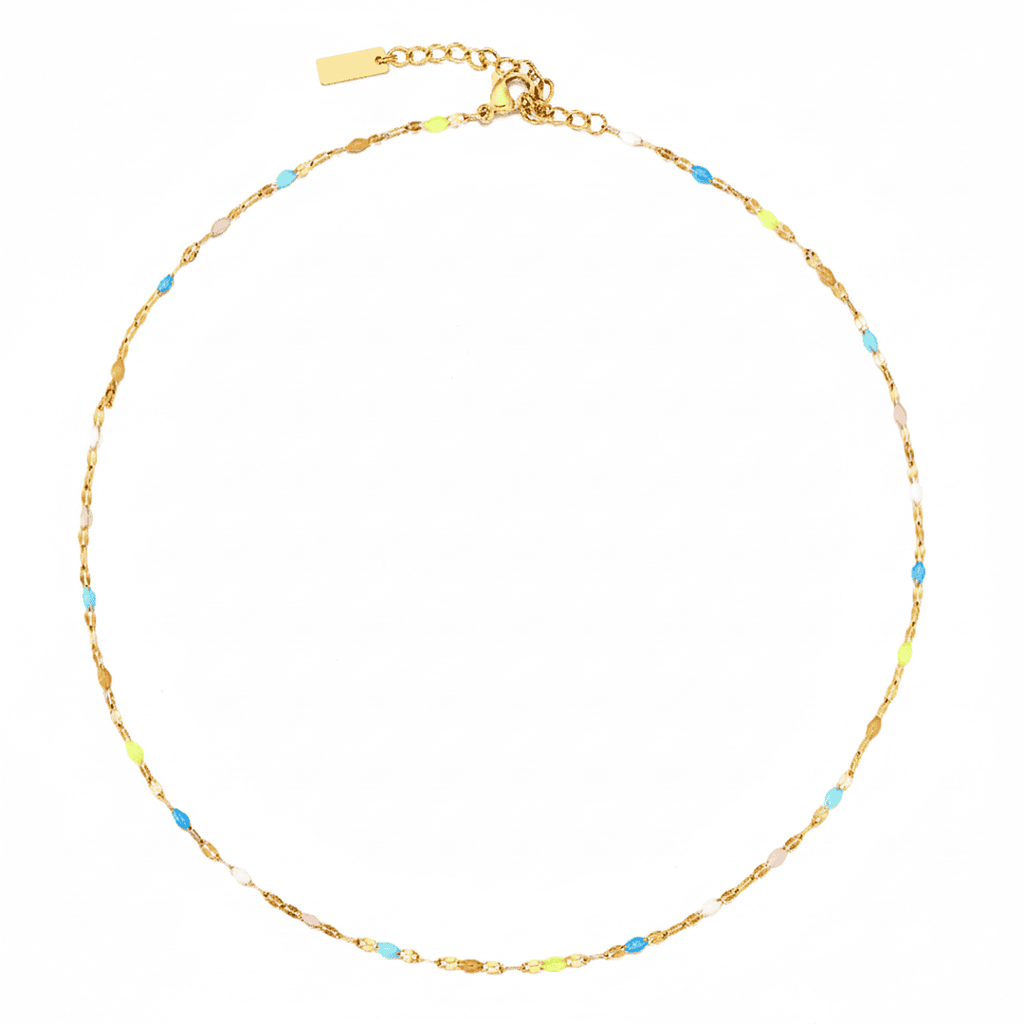 Collar Choker Delicado Colorido