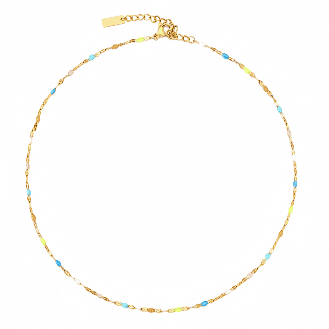Collar Choker Delicado Colorido
