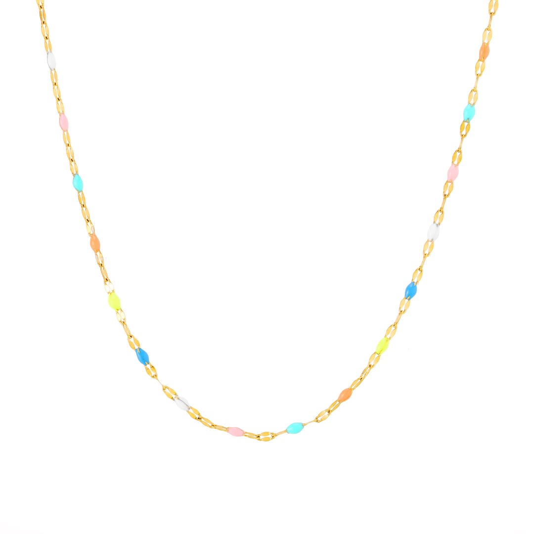 Collar Choker Delicado Colorido