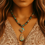 Collar de Energía Sanadora de Jaspe Intenso