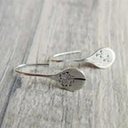 Pendientes Vintage de Plata con Flor
