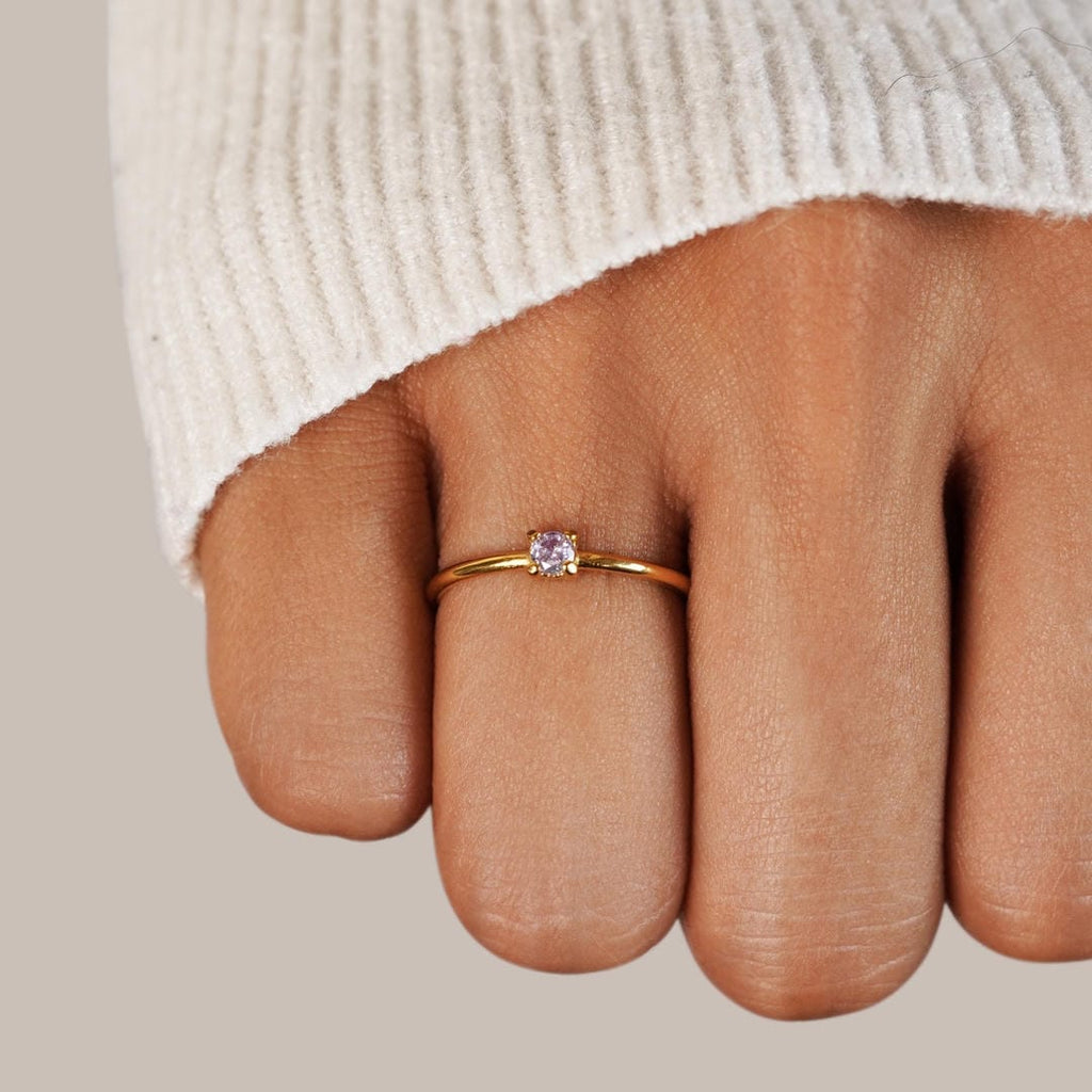 Anillos de Piedra de Nacimiento Únicos