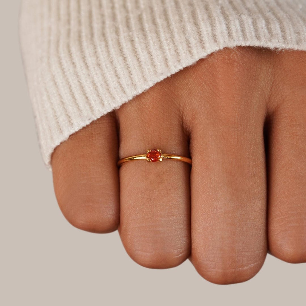 Anillos de Piedra de Nacimiento Únicos