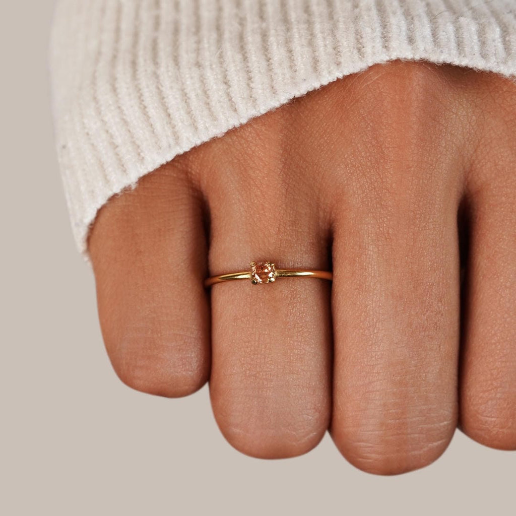Anillos de Piedra de Nacimiento Únicos