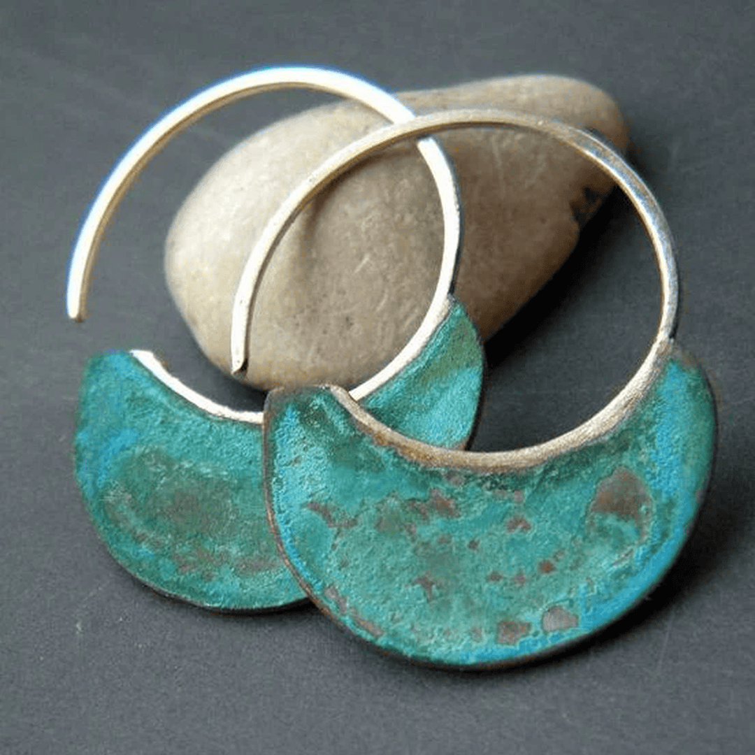 Pendientes Turquesa Vintage Desgastados