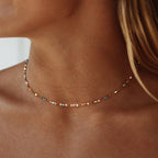 Collar Choker Delicado Colorido