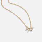 Collar de Hoja de Cristal Espumoso Omelia