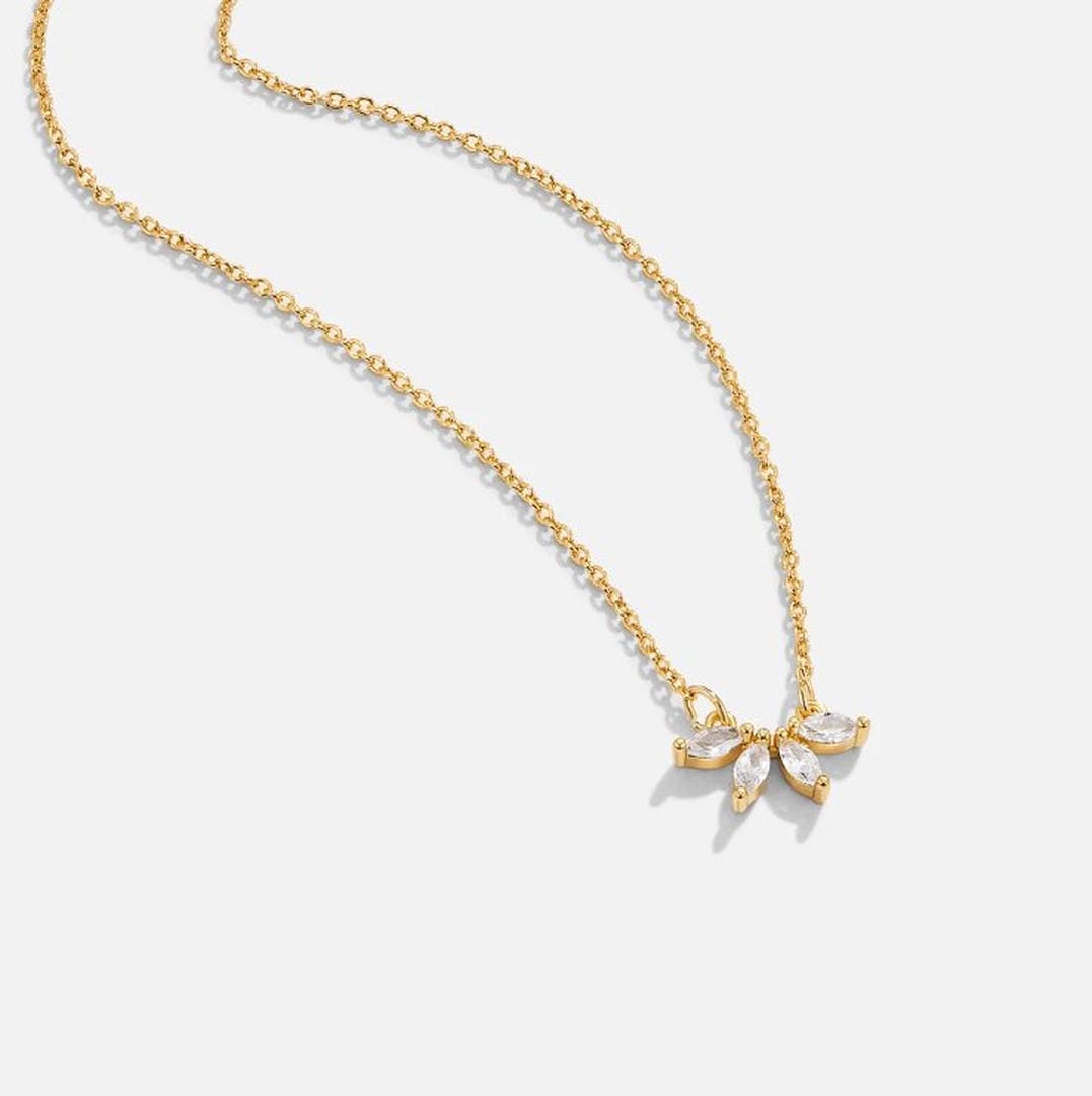 Collar de Hoja de Cristal Espumoso Omelia